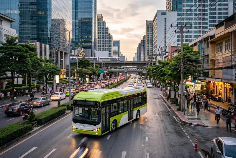 Bangkok's bus system prepares for major eco-friendly upgrade with 1,520 electric buses by 2027
